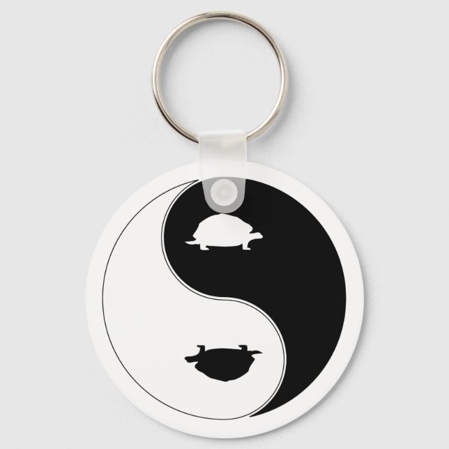 Chaveiro Yin Yang Turtle (Frente)