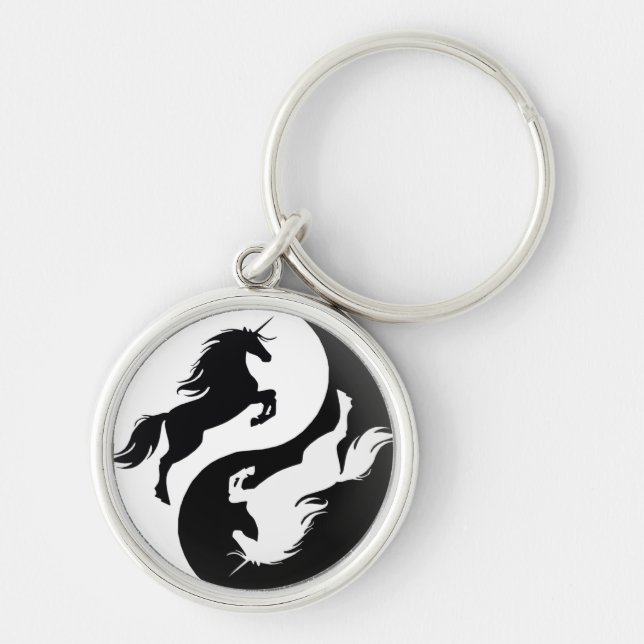 Chaveiro Yin Yang Unicorn Key Chain (Frente)