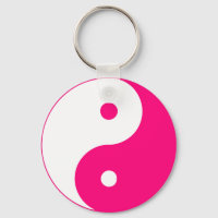 Yin Ying Taoism Sinal de Taijitu Chinês Rosa