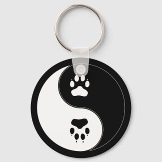 Chaveiro Ying Yang Paw Print