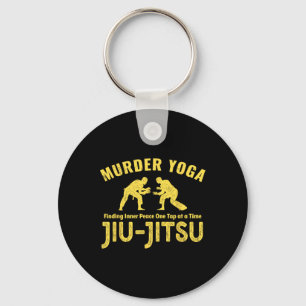 Chaveiro Yoga Assassino Jiu-jitsu Engraçado Paz Interior Gr