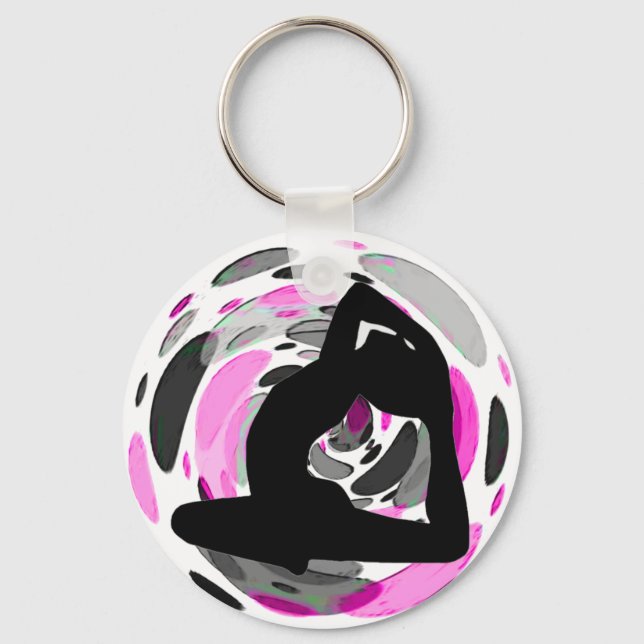 Chaveiro Yoga Diva Keychain (Frente)