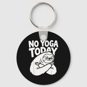 Chaveiro Yoga Engraçado Preguiçoso Bicho-Preguiça Fitness H