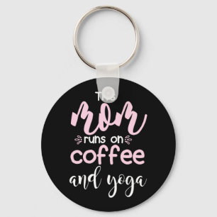 Chaveiro Yoga Lover Esta Mãe Funciona No Café E Ioga