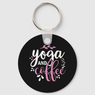 Chaveiro Yoga Lover Ioga E Café
