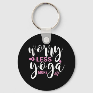 Chaveiro Yoga Lover Preocupar menos ioga mais