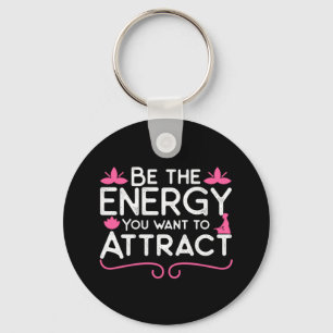 Chaveiro Yoga Lover   Seja A Energia Que Você Quer Atrair