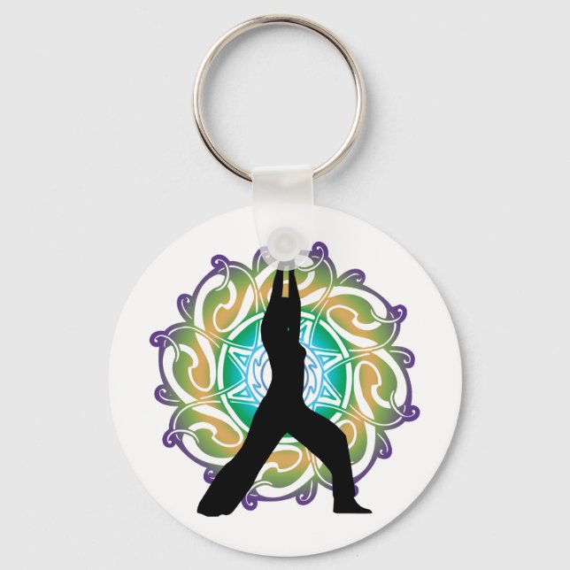 Chaveiro Yoga Pose Key Chain (Frente)