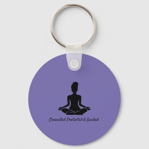 Chaveiro Yoga pose Mindtness Citação Keyring
