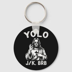 Chaveiro Yolo Jk BRB Jesus Cristão para Homens Mulheres Men