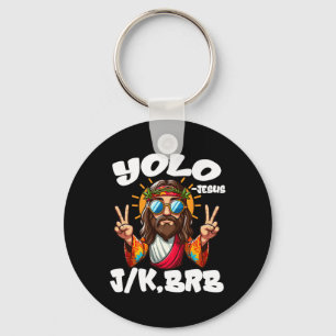 Chaveiro Yolo Jk Brb Jesus Cristãos Dia Da Páscoa Engraçado
