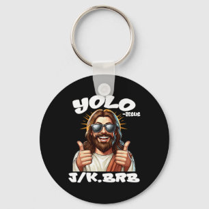 Chaveiro Yolo Jk Brb Jesus Cristãos Páscoa Dia Engraçado Re
