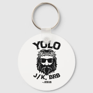 Chaveiro Yolo Jk Brb Jesus Engraçado Dia de Páscoa Ressurre