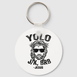Chaveiro Yolo Jk Brb Jesus Engraçado Dia de Páscoa Ressurre