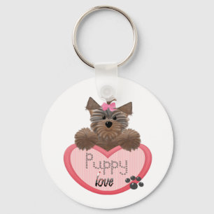 Chaveiro Yorkie-coração Puppylove
