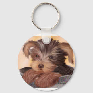 Chaveiro Yorkie na sua taça