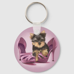 Chaveiro Yorkie nos calçados