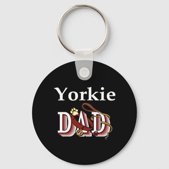 Chaveiro yorkshire terrier pai (Frente)