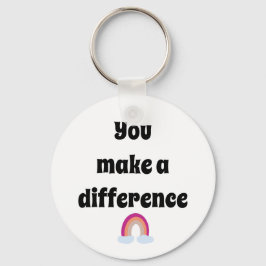 Chaveiro You Make a Difference Keychain