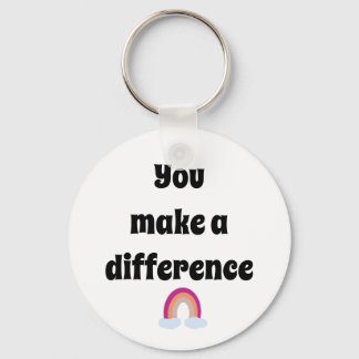 Chaveiro You Make a Difference Keychain