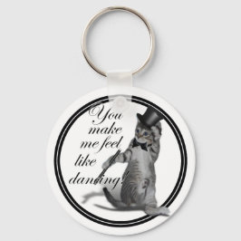 Chaveiro You make me feel like Dancing! Tap Dancing Cat