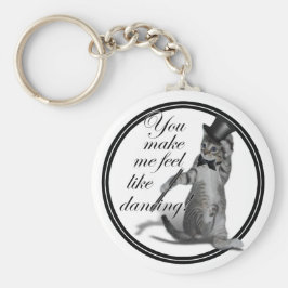 Chaveiro You make me feel like Dancing! Tap Dancing Cat