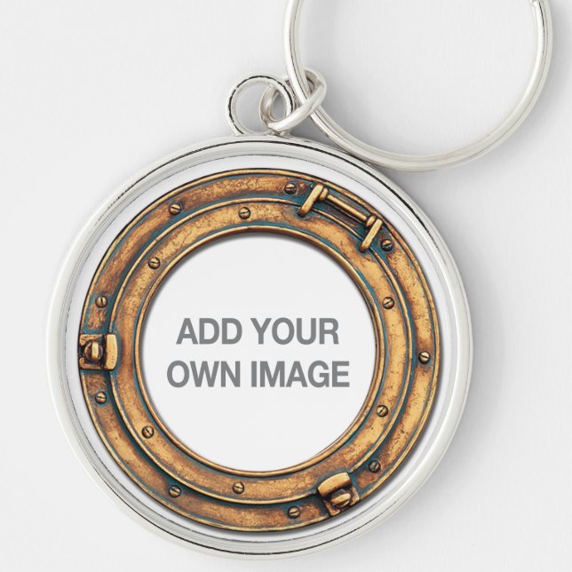 Chaveiro Your Picture Porthole Keychain (Frente)
