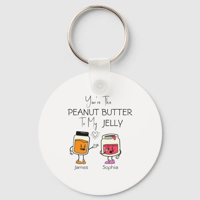 Chaveiro Youre The Peanut Butter To My Jelly T Shirt  (Frente)