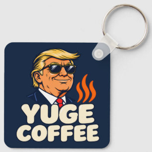Chaveiro YUGE Coffee Shades Alumínio de Dois Lados