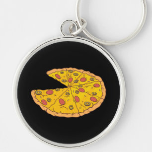 Chaveiro Yummy Sliced Pizza Design