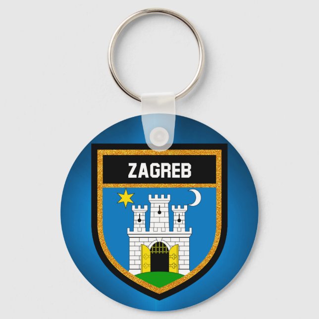 Chaveiro Zagreb Flag (Frente)