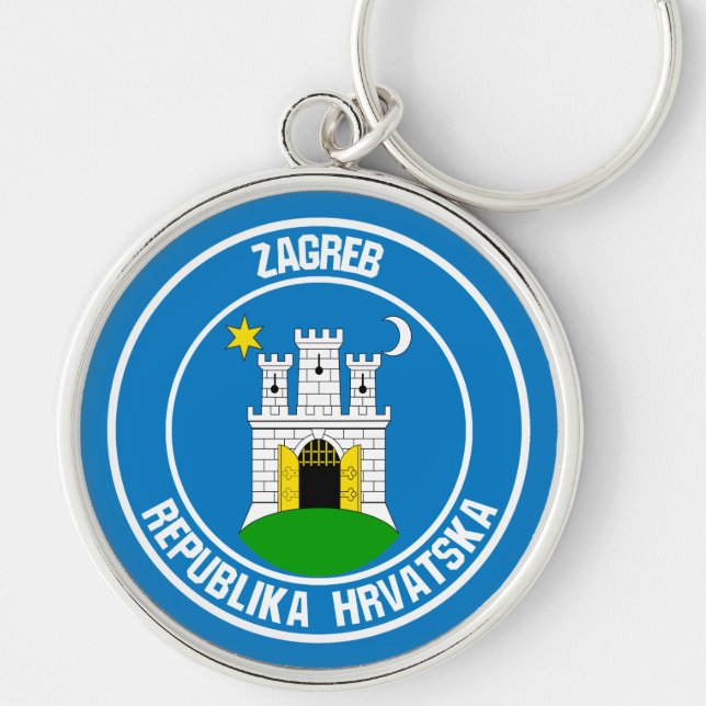 Chaveiro Zagreb Round Emblem (Frente)