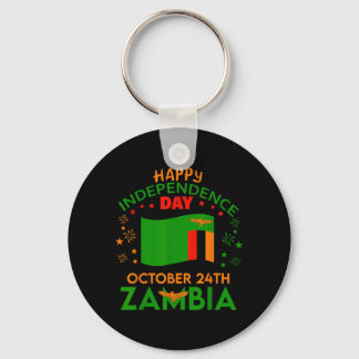 Chaveiro Zâmbia 61º Dia da Independência Orgulho Zambiano Z