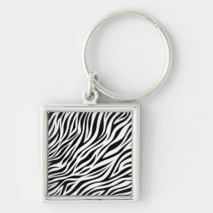 Chaveiro Zebra Animal Skin Impressão Pattern-15391