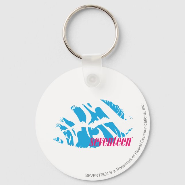 Chaveiro Zebra Aqua (Frente)