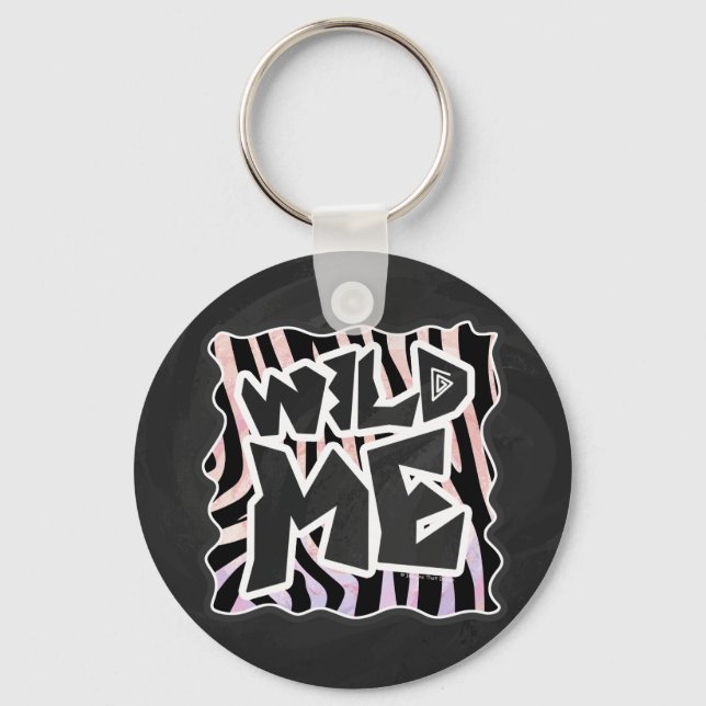 Chaveiro Zebra Black e Pink Wild (Frente)