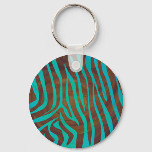 Chaveiro Zebra Brown e impressão da cerceta