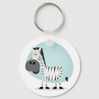 Chaveiro Zebra Cartoon Bonito