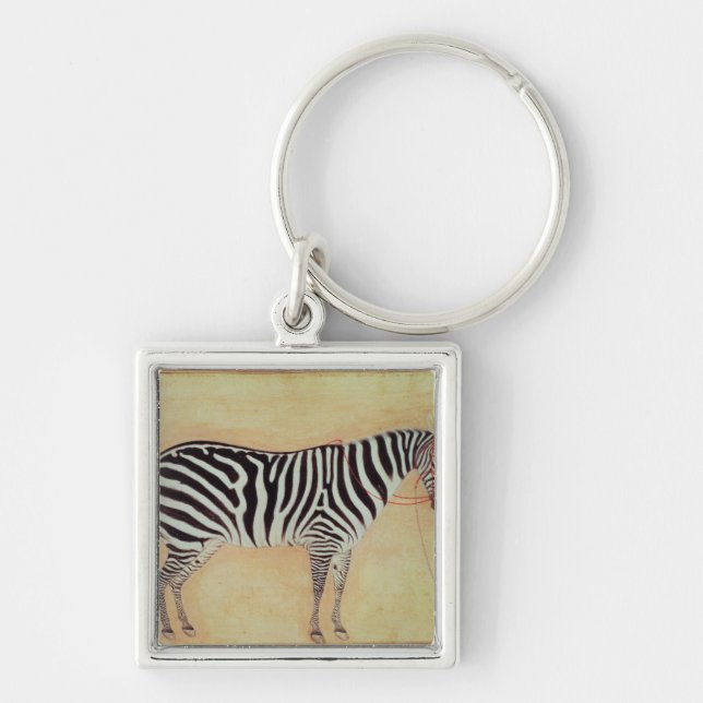 Chaveiro Zebra, de "do álbum Minto", Mughal, 1621, (Frente)