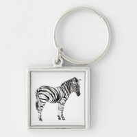 Zebra em pé