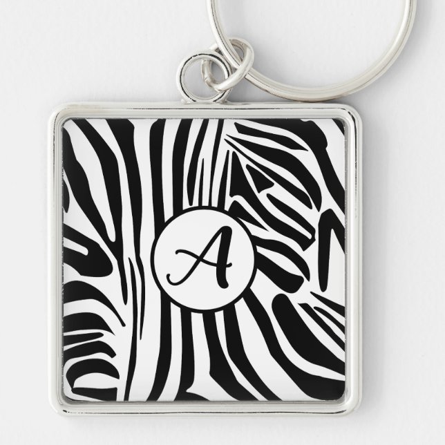 Chaveiro Zebra Pattern (Frente)