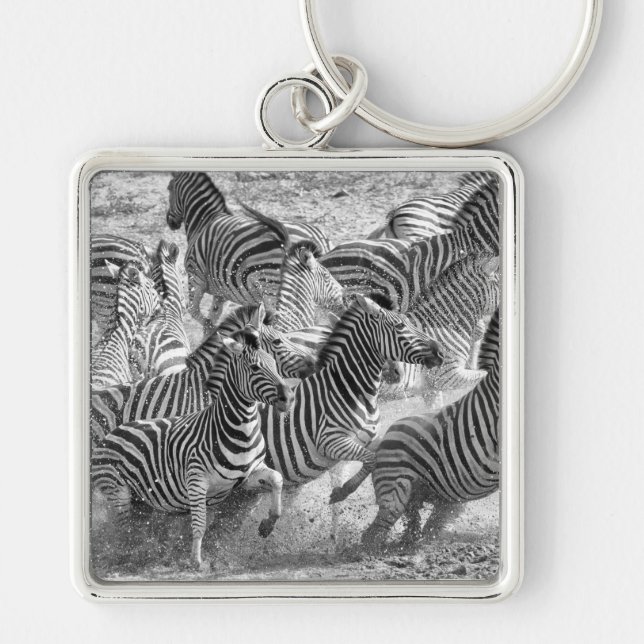 Chaveiro Zebras correndo (Frente)