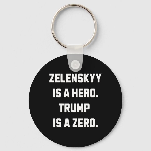 Chaveiro Zelenskyy É Um Herói.  (Frente)
