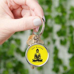 Chaveiro Zen Master - Meditação Buda Amarelo