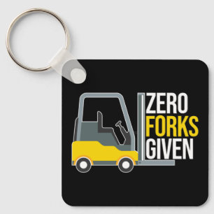 Chaveiro Zero Forks Fornecidos Engraçados