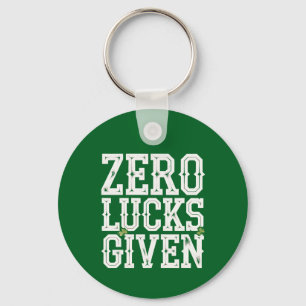 Chaveiro "Zero Lucks" Com Engraçado Dia de São Patrício irl