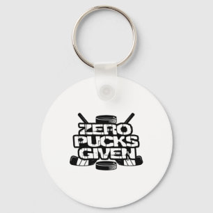 Chaveiro Zero Pucks Given Camiseta engraçada de hóquei no g