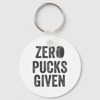 Chaveiro Zero Pucks Given Sarcastic Adult Hockey Men's Wome