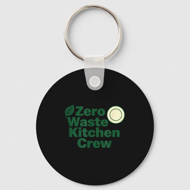 Chaveiro Zero Waste Kitchen Crew Sustainability Design  (Frente)