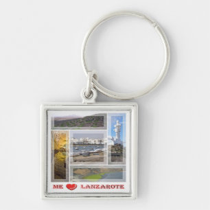 Chaveiro zES145 LANZAROTE "I Love", Espanha,